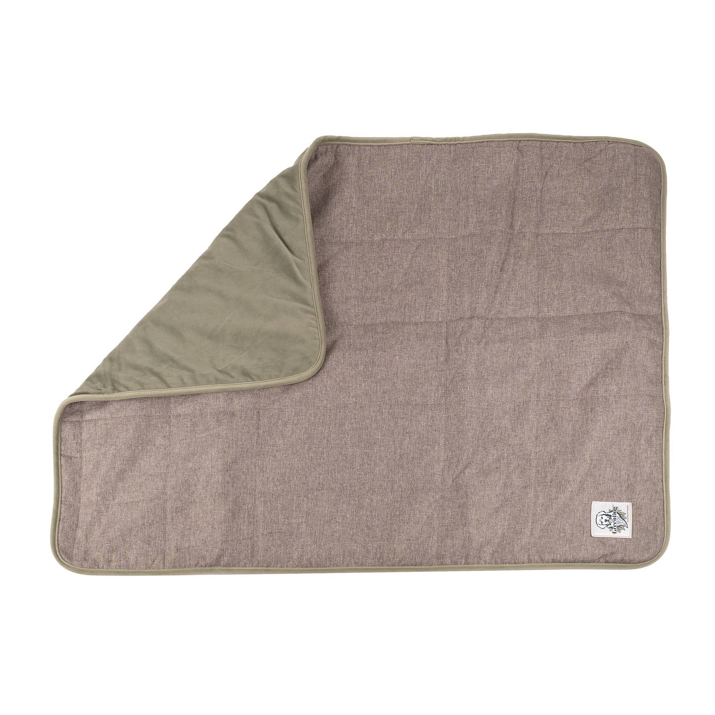 Carolina Pet Company - Green Dog Crate Blanket - Luxe Natural