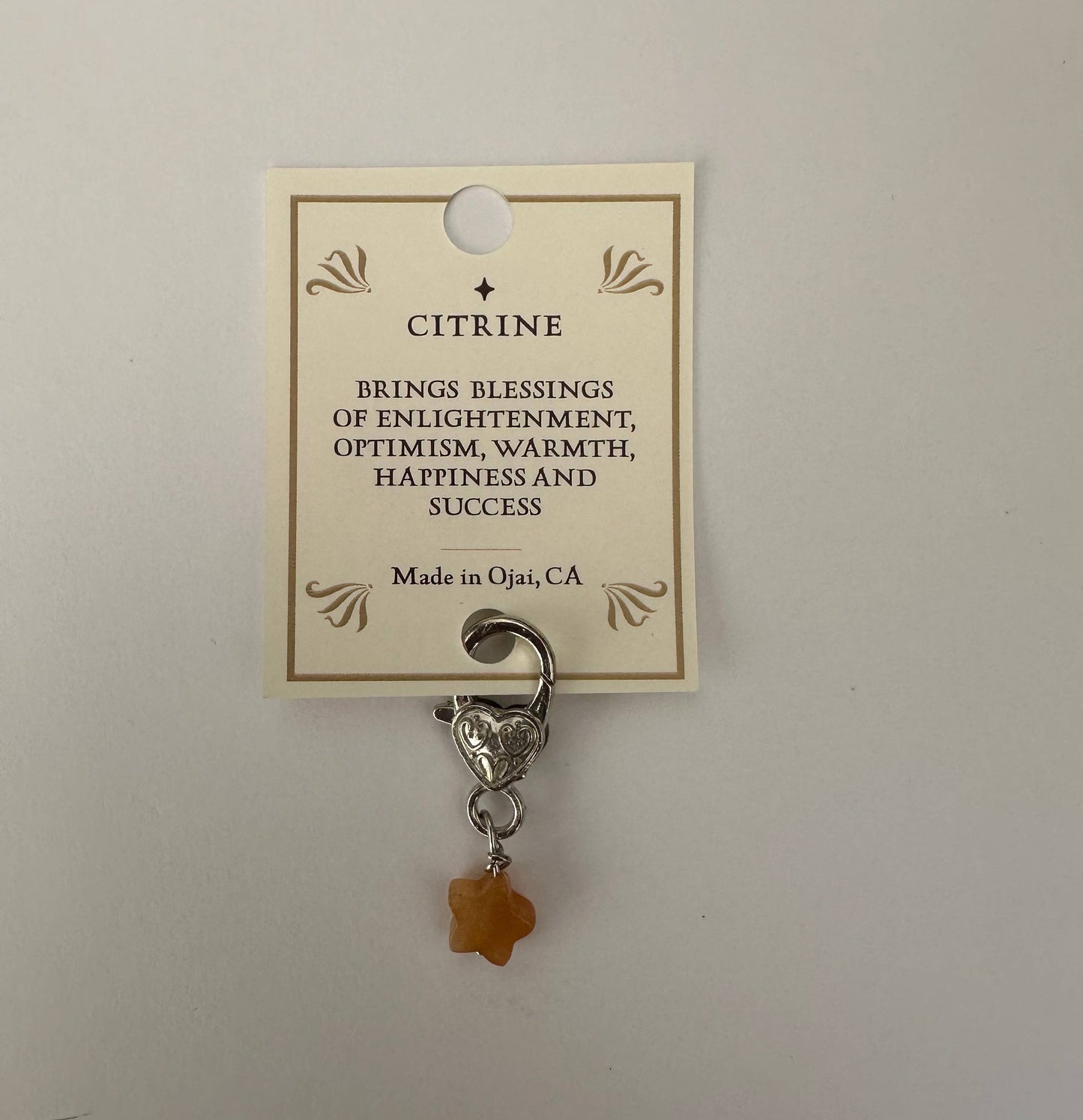 Crystal Pet Love - Citrine Blessings Pendant