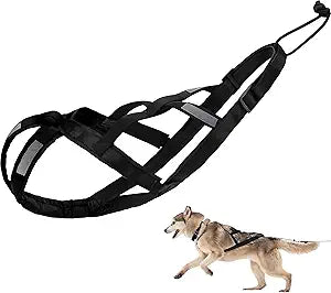 VPETBR Dog Sled Harness Black