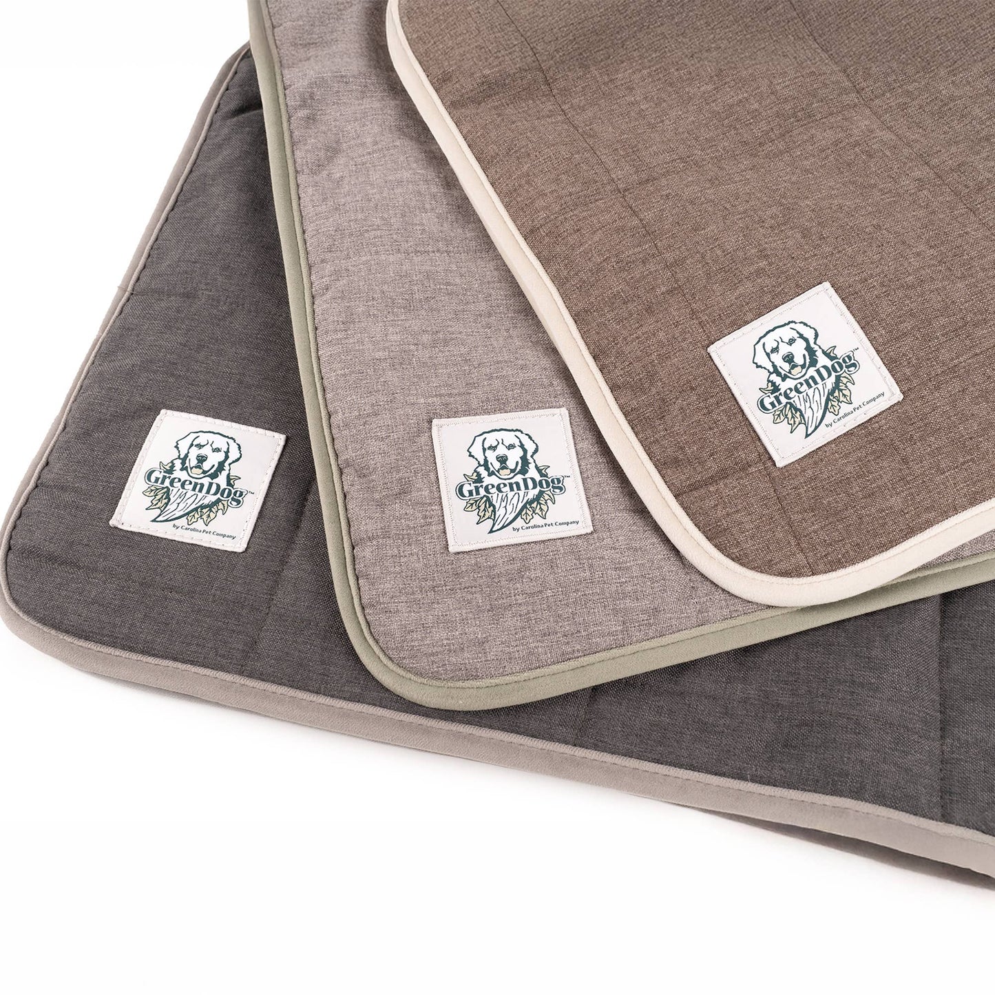 Carolina Pet Company - Green Dog Crate Blanket - Luxe Natural