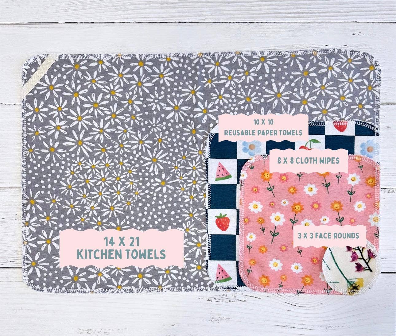 Porter Lee's - Reusable Paper Towels--Doggos