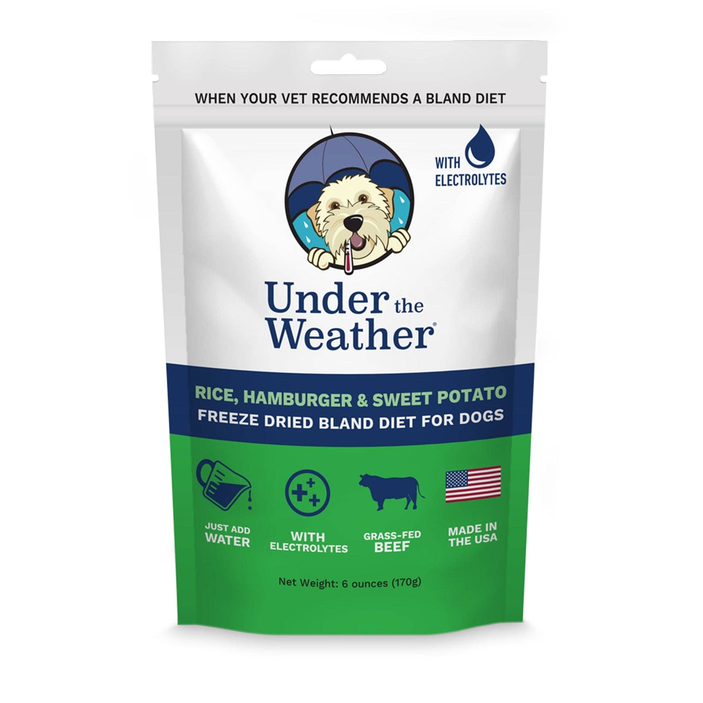 Under the Weather Pet - Hamburger, Rice, & Sweet Potato Bland Diet For Dogs