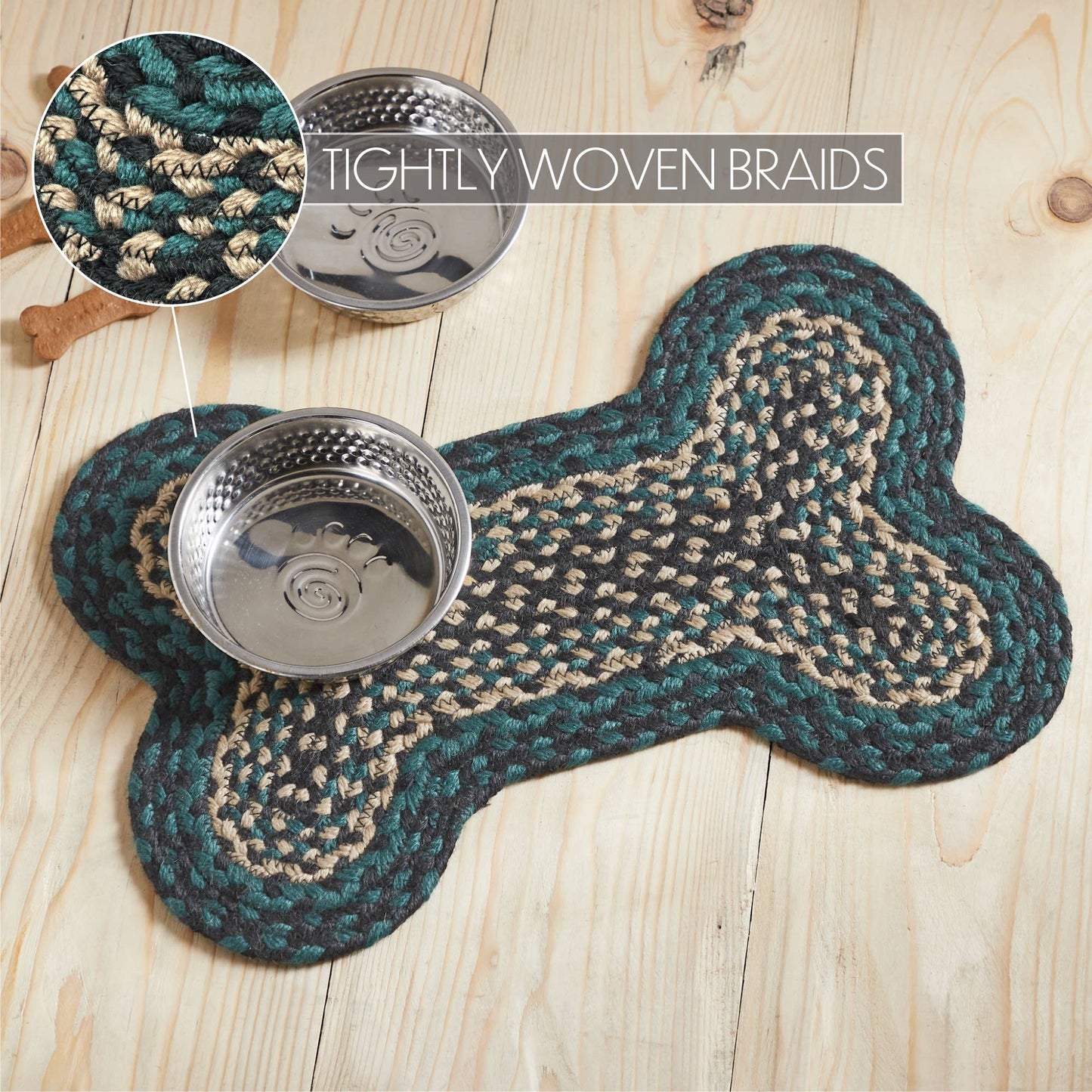 VHC Brands - Pine Grove Indoor/Outdoor Small Bone Rug 11.5x17.5