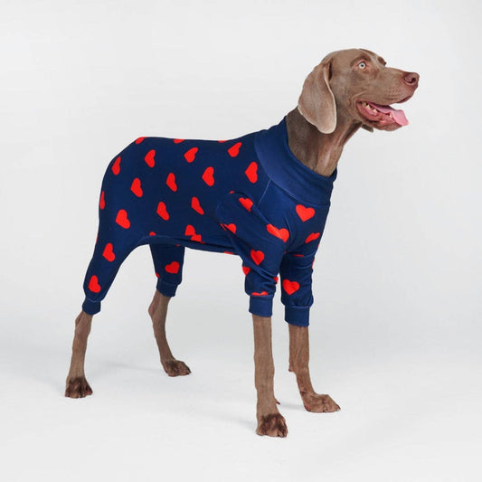 Spark Paws - Dog Pajama - Hearts