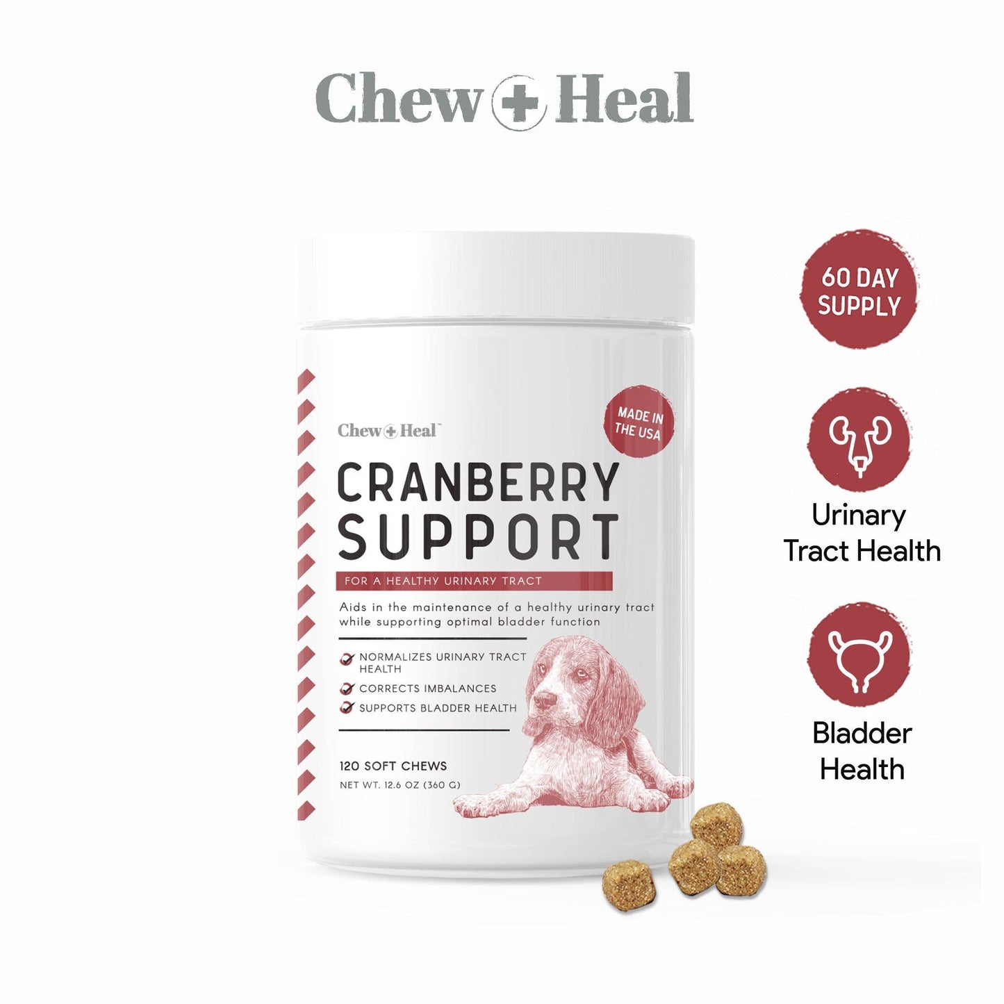 Chew + Heal - UTI Treatment Cranberry Chews