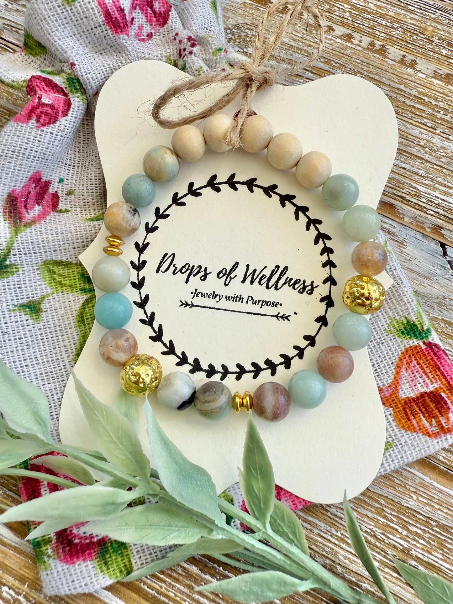 Drops of Wellness Goods - Beaded Bracelets, Stackable Bracelet, The Waverly