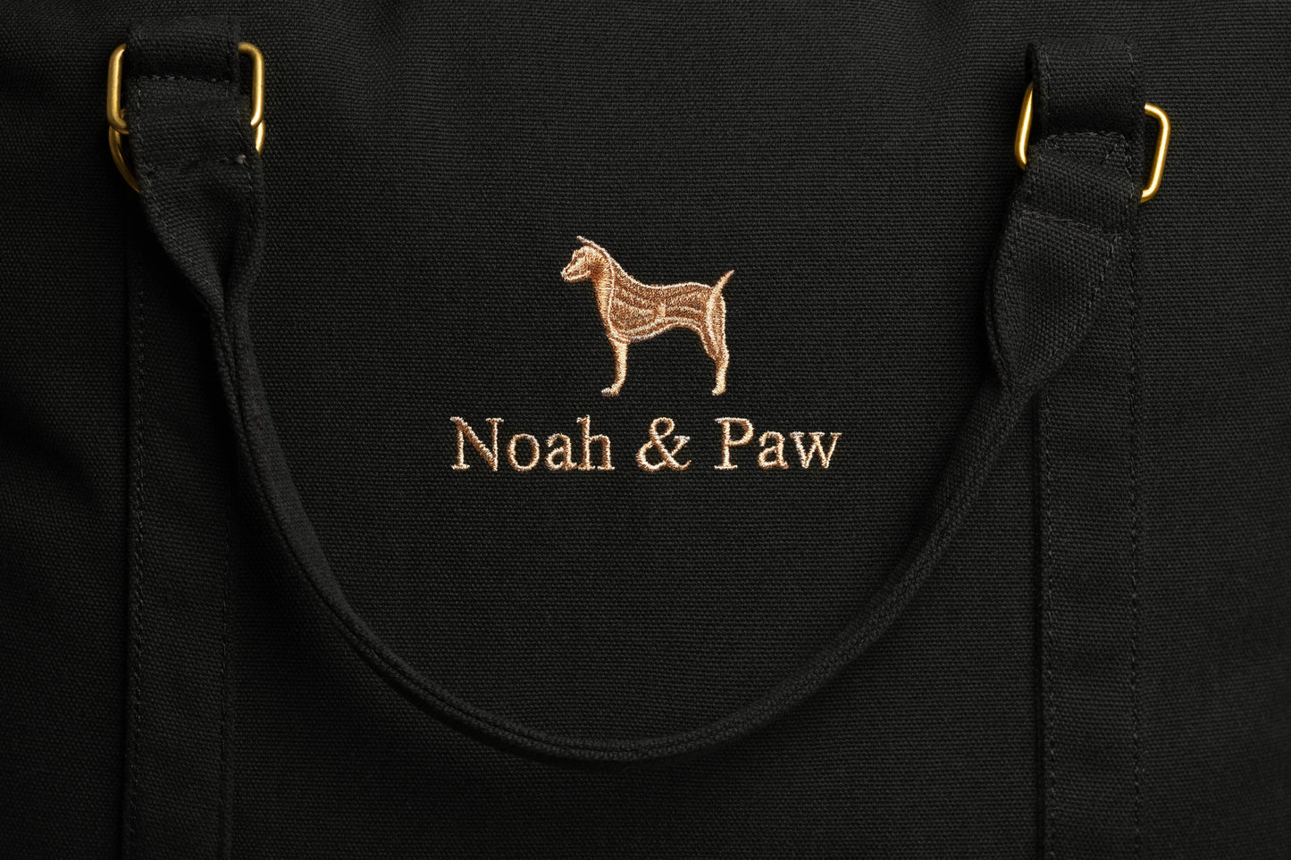 NOAH AND PAW LLC - Dog Car Seat Carrier Orthopedic Crushed Foam, Black, Canvas