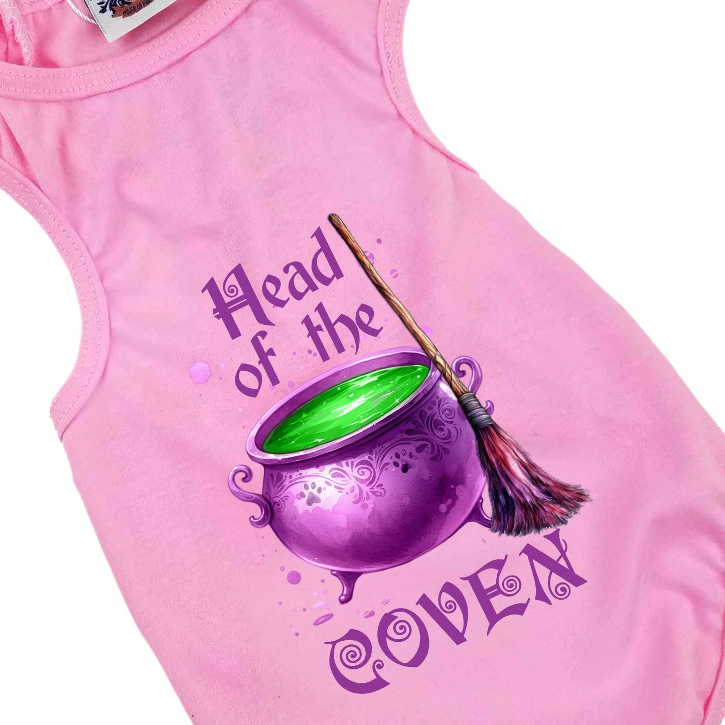 House of FurBaby - Halloween Dog Costume Shirt and Tutu | Head Of The Coven