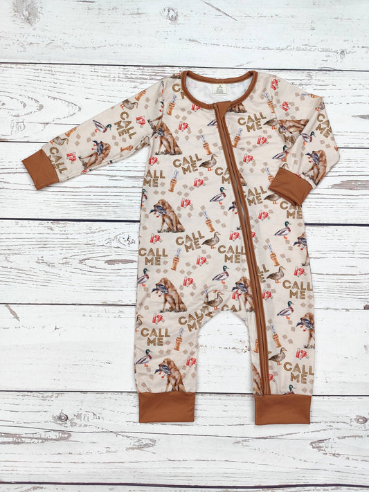 sassy kids palace - Call Me Baby Boy Hunting Zip Sleeper