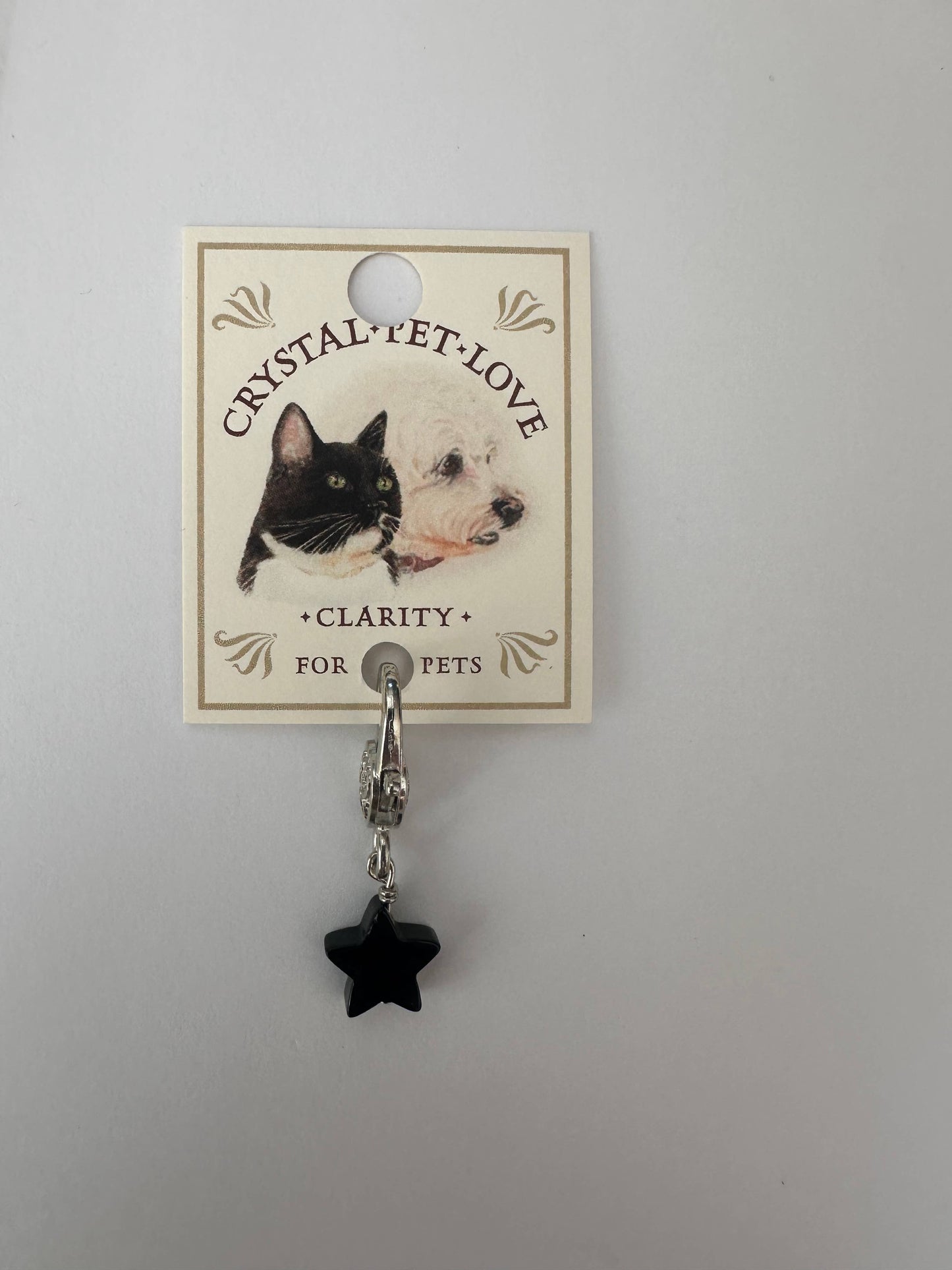 Crystal Pet Love - Obsidian Star Pendant