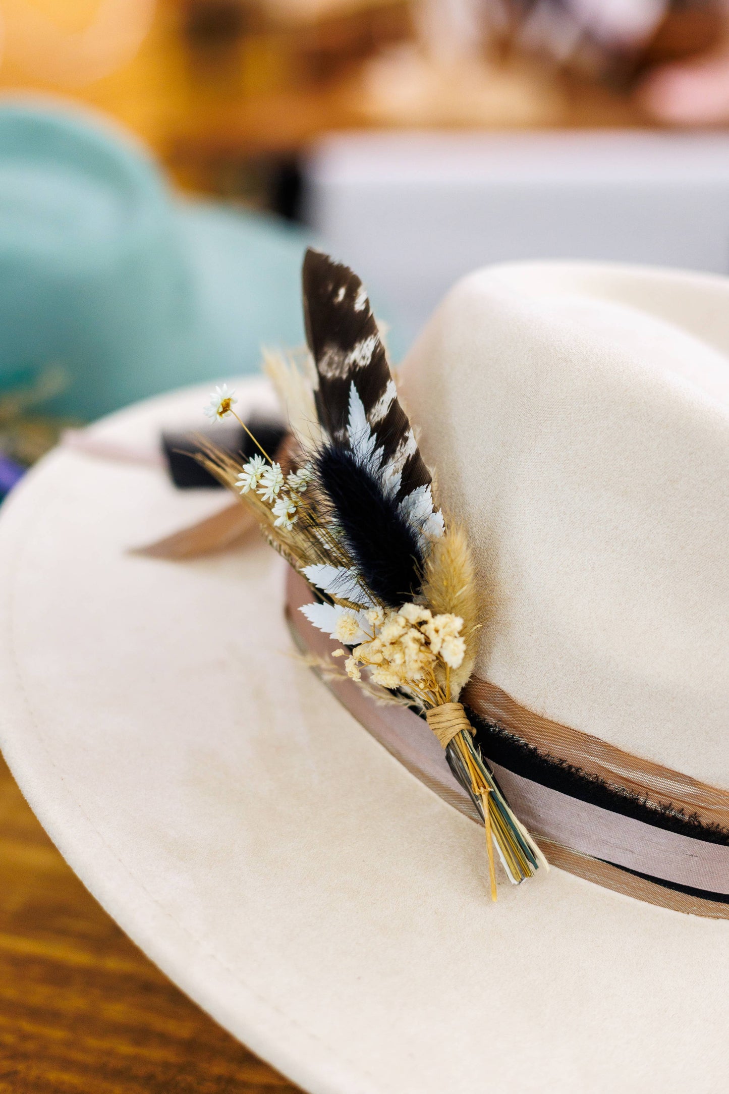 Common Dwellings - Florals and Feathers Boho Western Hat Pins Assortment