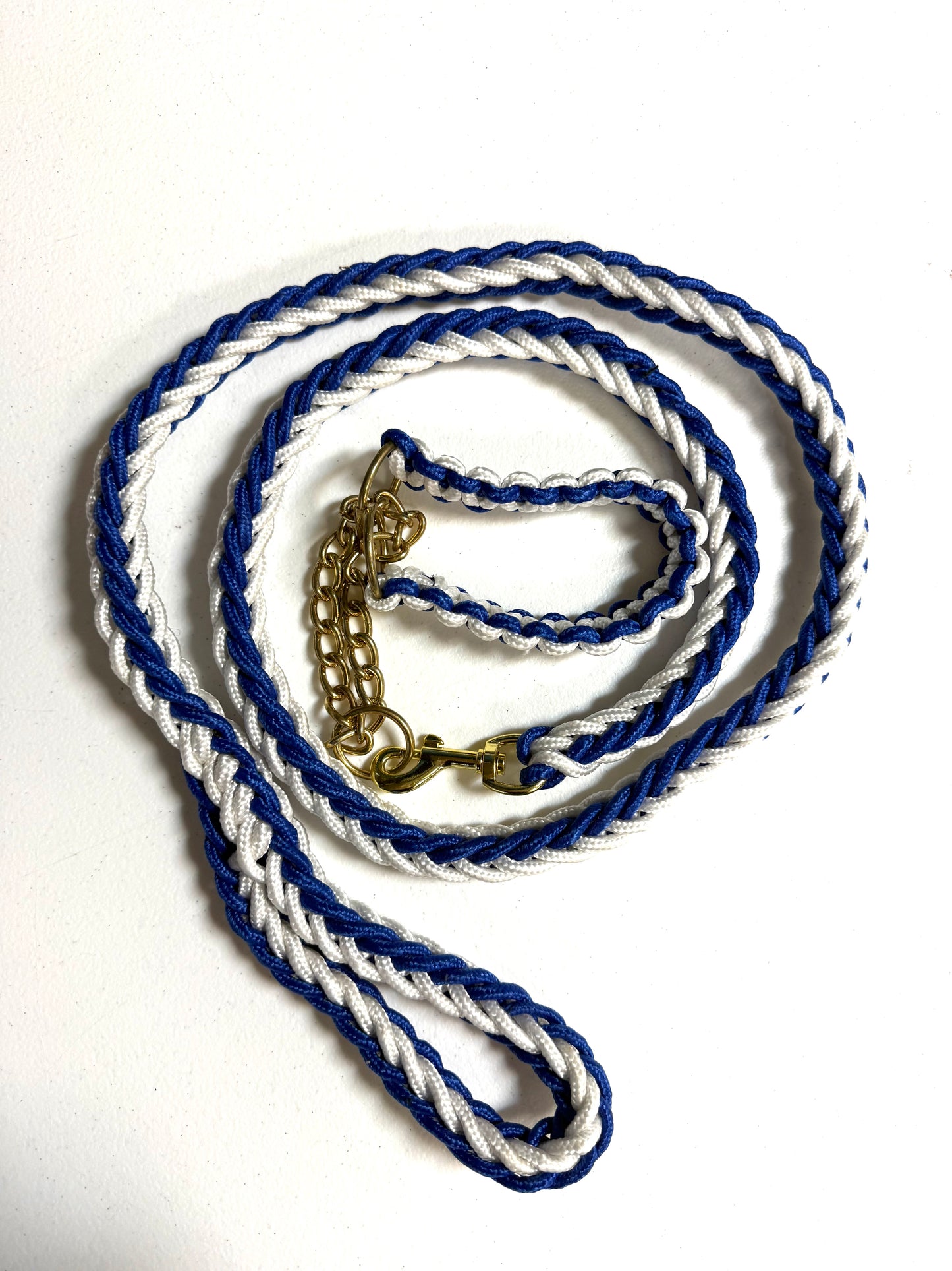 Braided Rope Leash and Collar Set