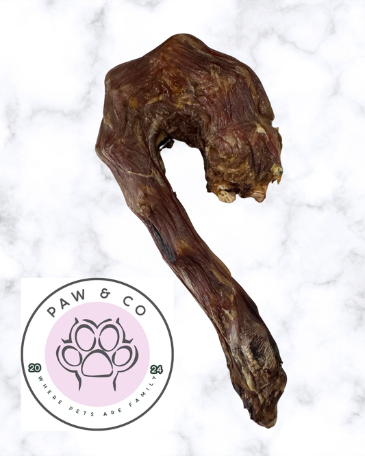 Festive Candy Cane shaped Duck & Turkey Necks