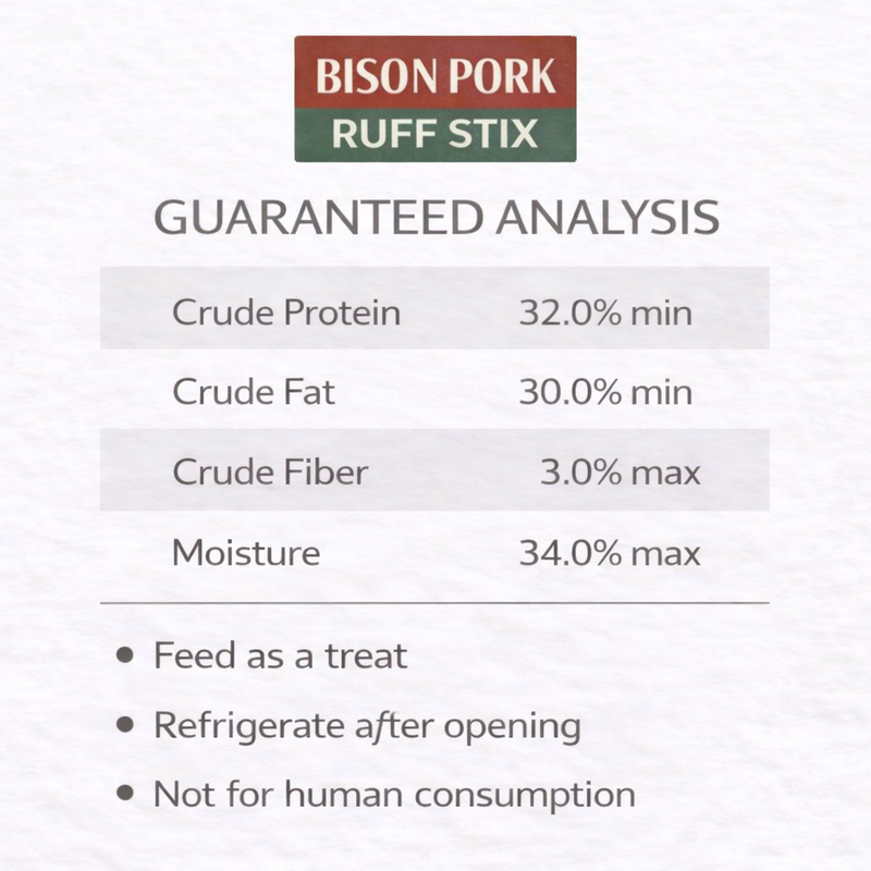 Bison Pork Ruff Stix™
