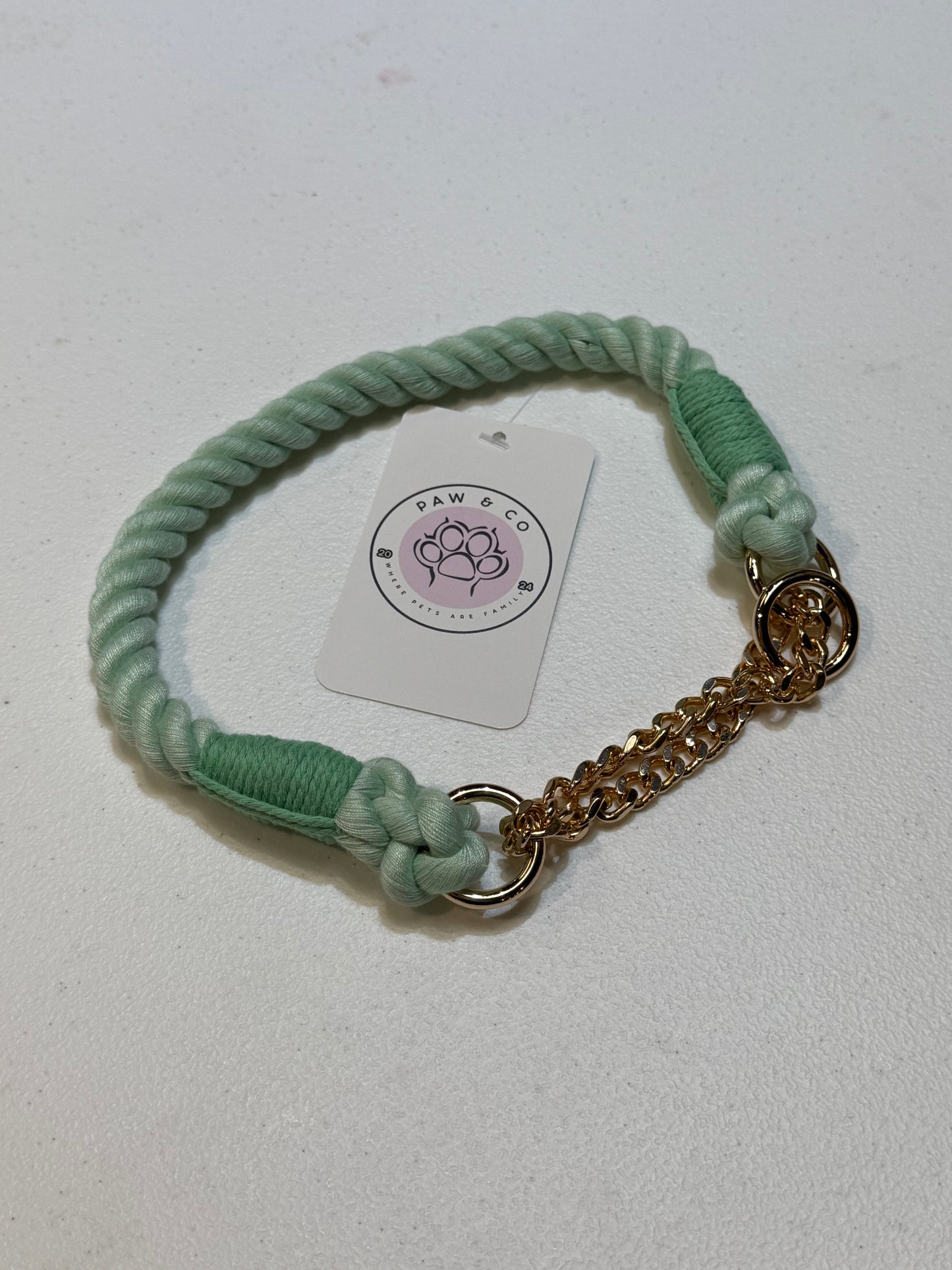 Rope Martingale Dog Collar