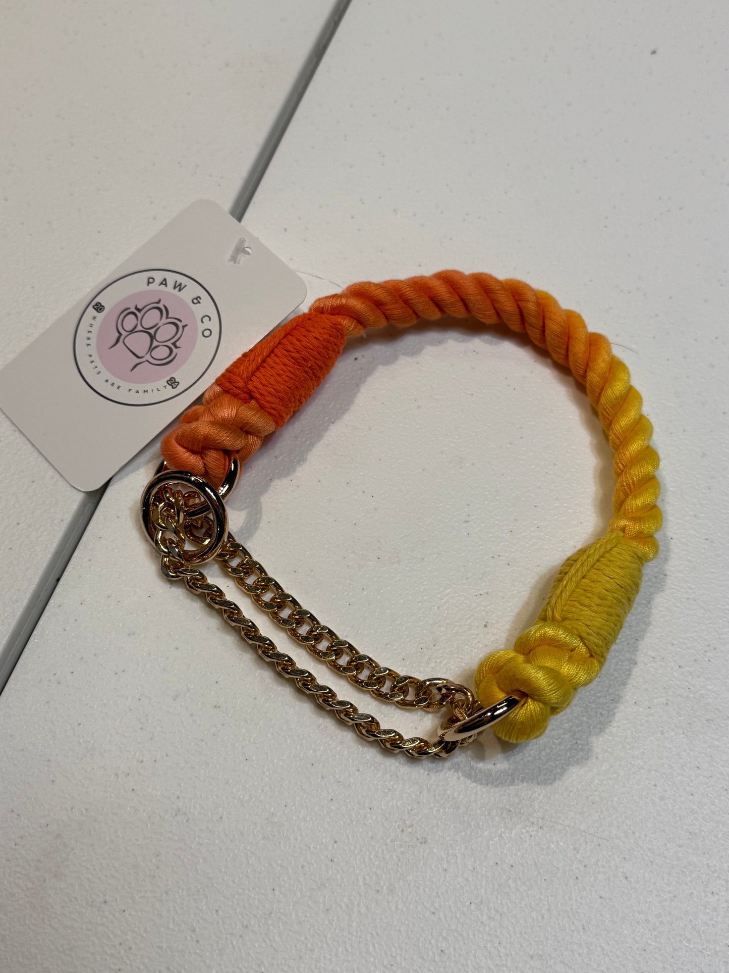 Rope Martingale Dog Collar