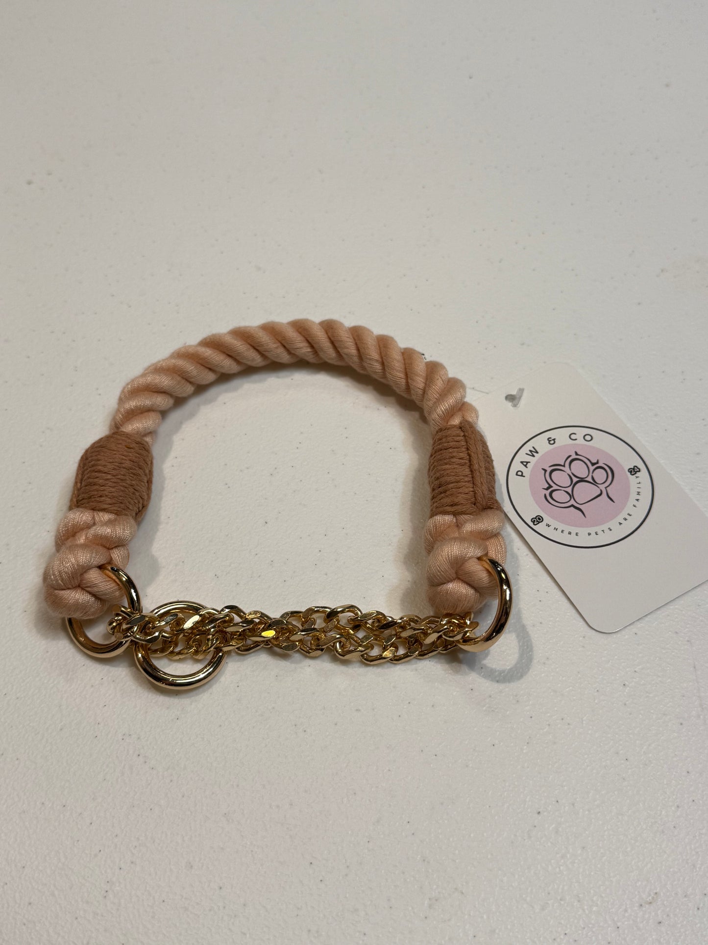 Rope Martingale Dog Collar