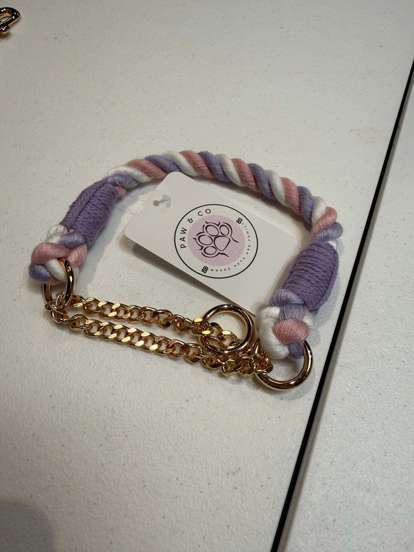 Rope Martingale Dog Collar