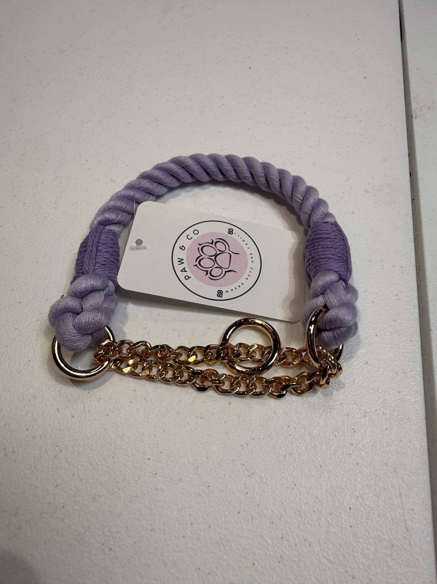 Rope Martingale Dog Collar