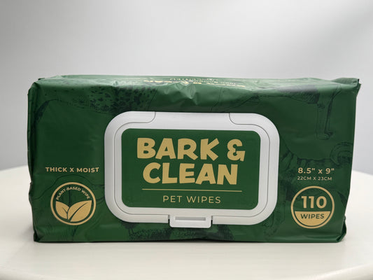 Bark & Clean Pet Wipes 110 Count