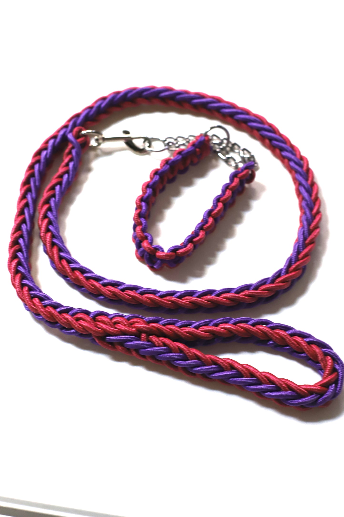 Braided Rope Leash and Collar Set