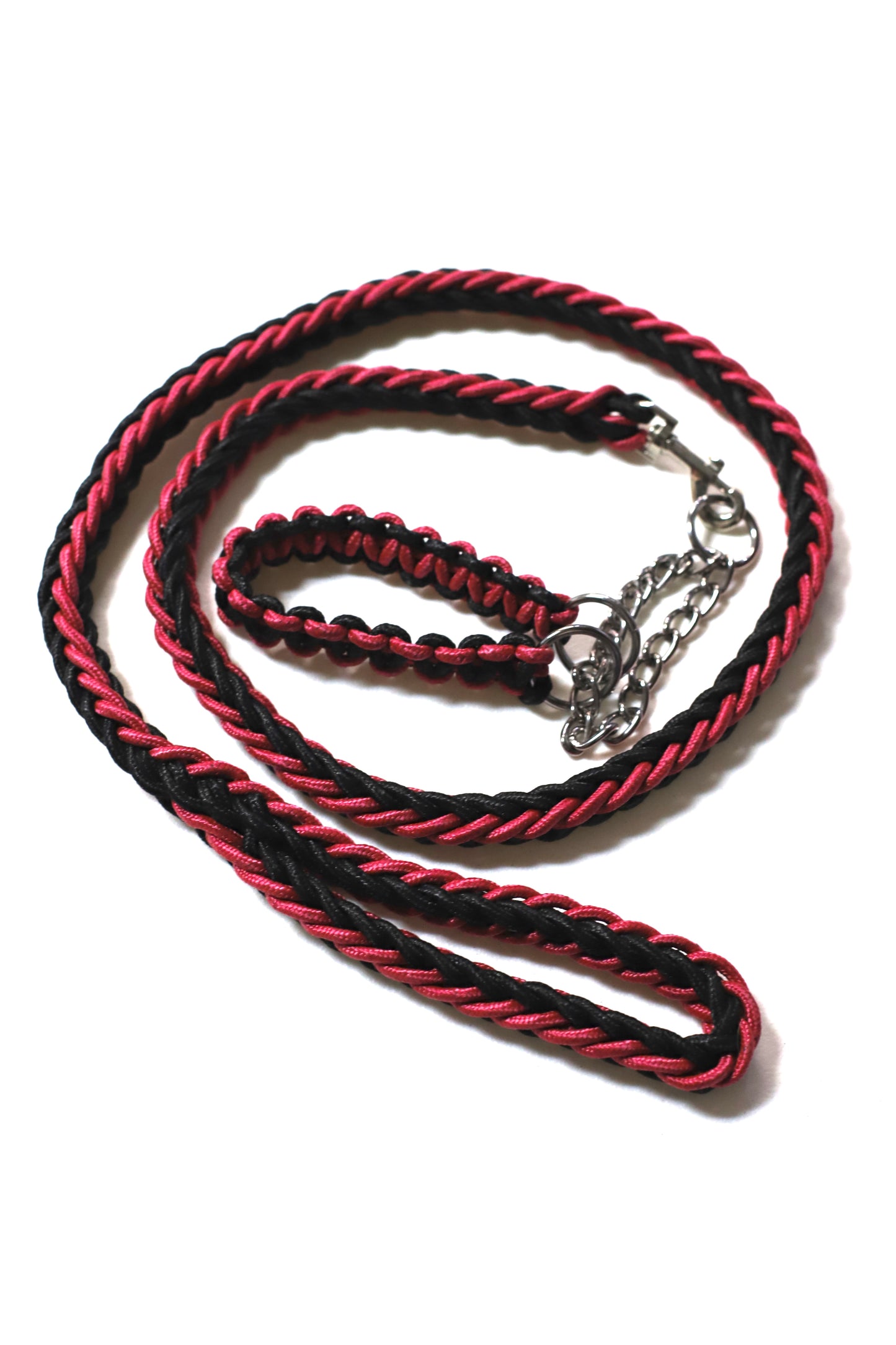 Braided Rope Leash and Collar Set