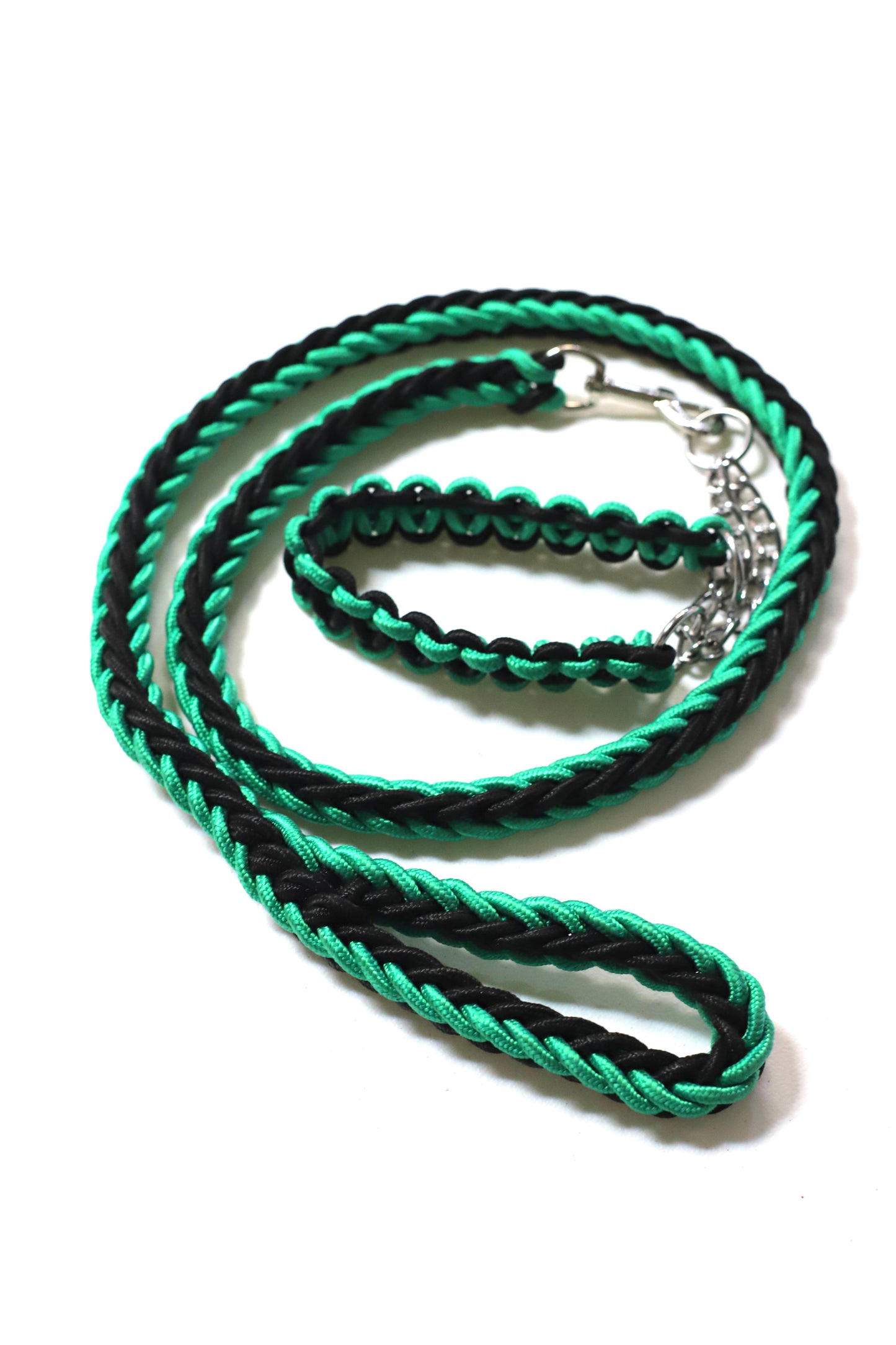 Braided Rope Leash and Collar Set