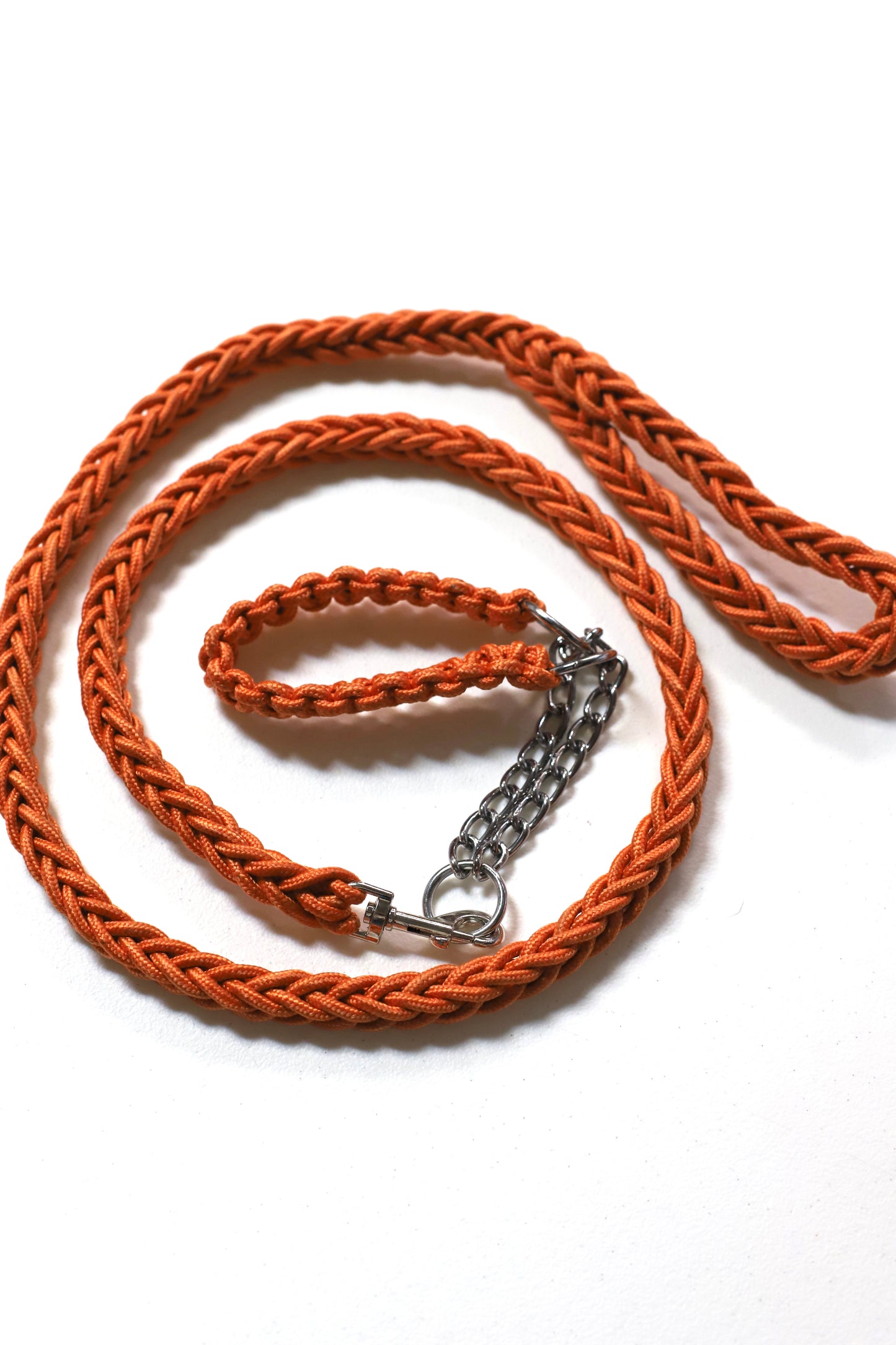 Braided Rope Leash and Collar Set