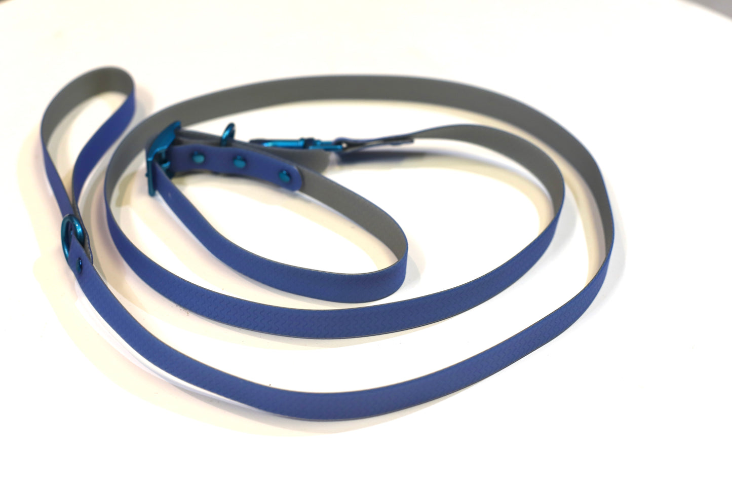 Two Tone Waterproof Biothane Dog Leash and Collar Set