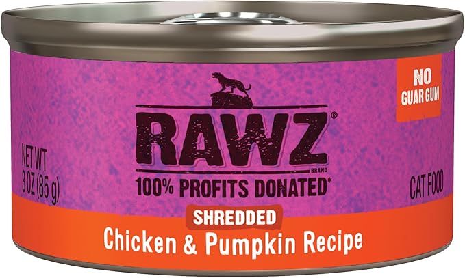 RAWZ Shredded Canned Cat Food 3 oz