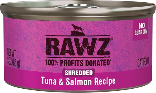 RAWZ Shredded Canned Cat Food 3 oz