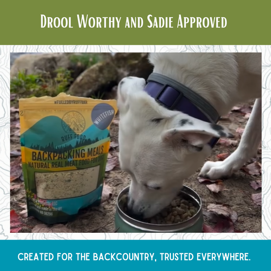 Ruff Food Backpacking Meals Duck & Sweet Potato 16 oz