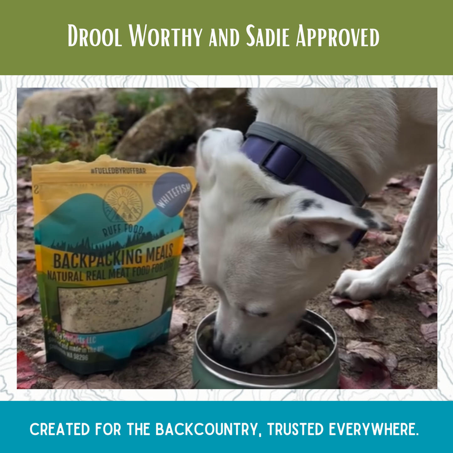 Ruff Food Backpacking Meals Salmon 8 oz