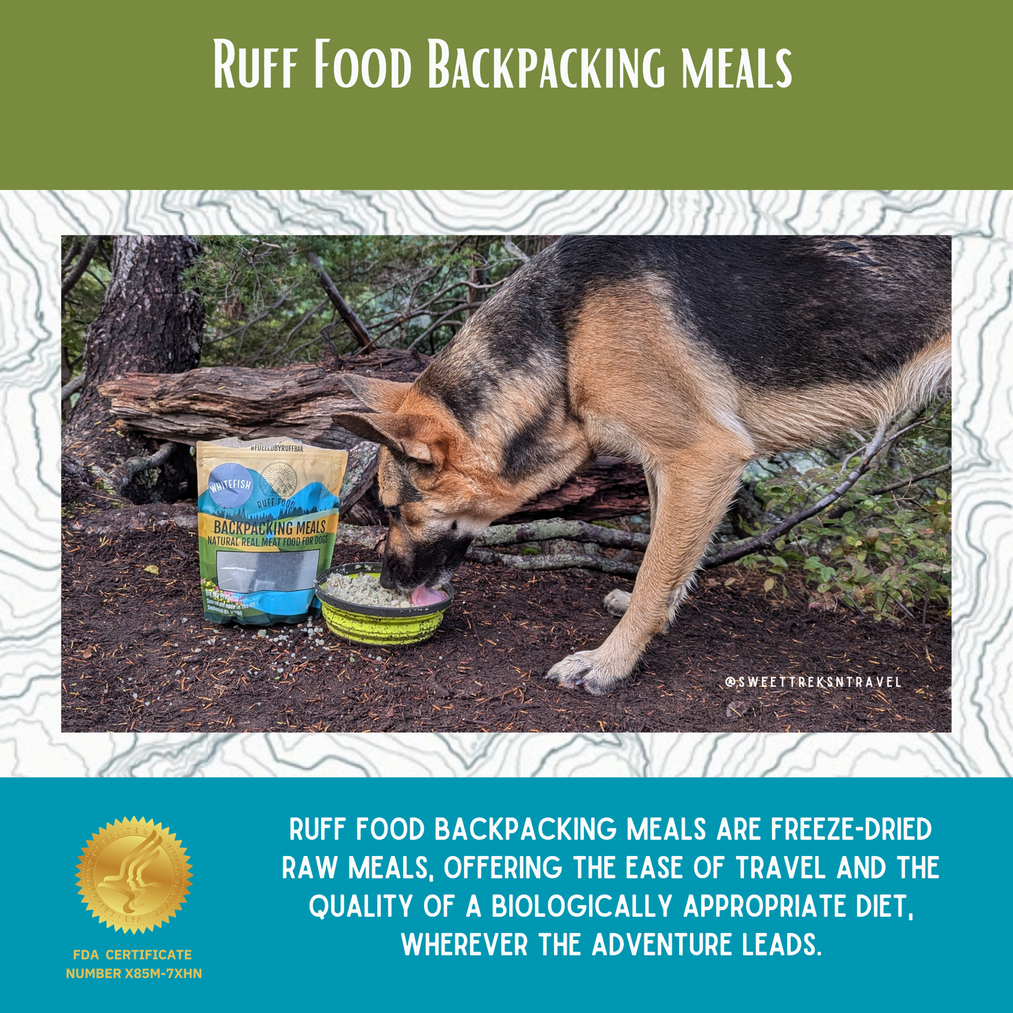 Ruff Food Backpacking Meals Salmon 8 oz