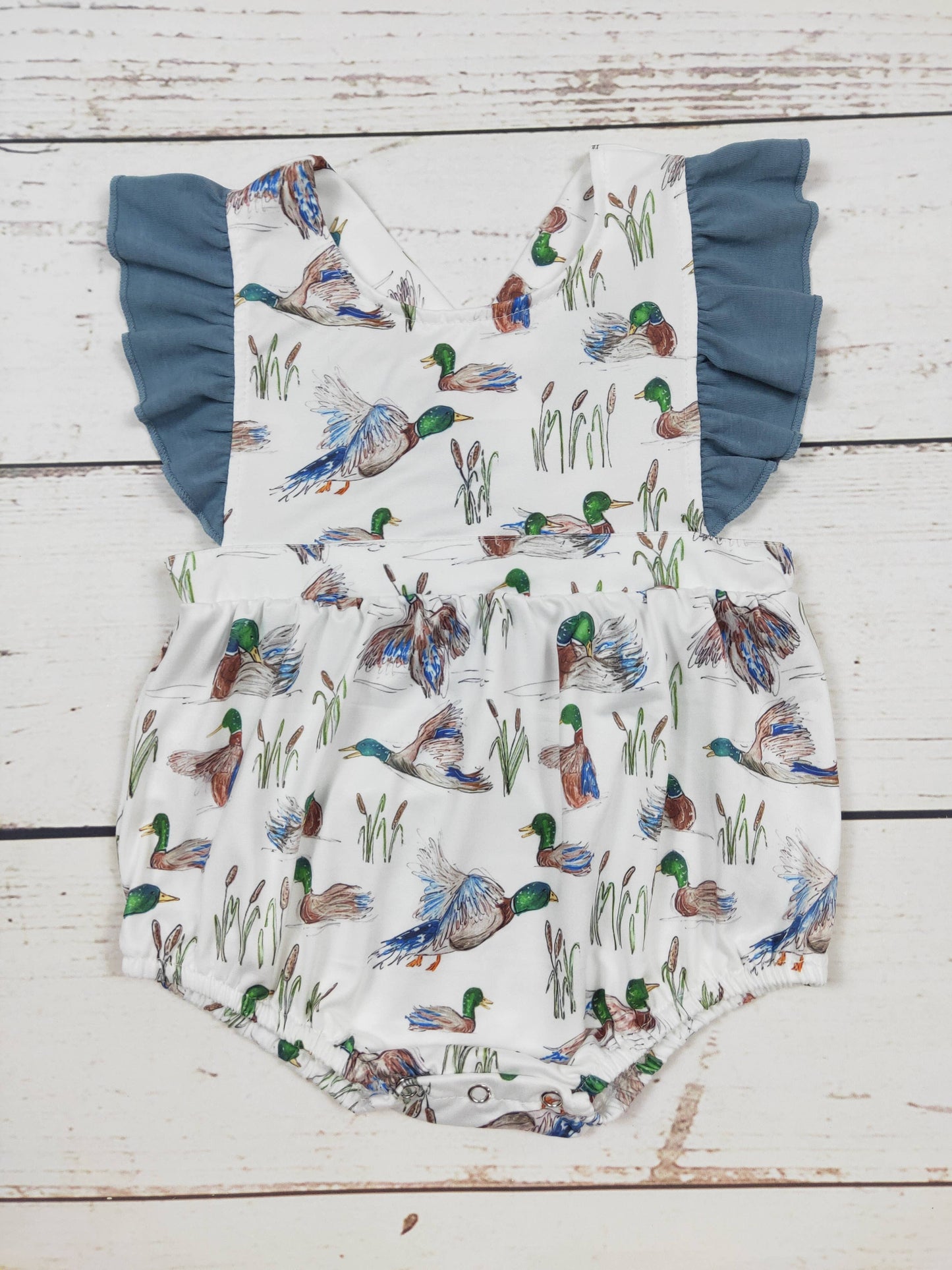 sassy kids palace - Duck Printed Baby Girls Romper