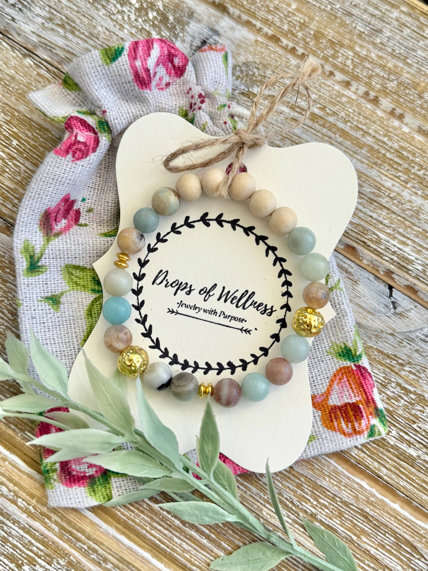 Drops of Wellness Goods - Beaded Bracelets, Stackable Bracelet, The Waverly