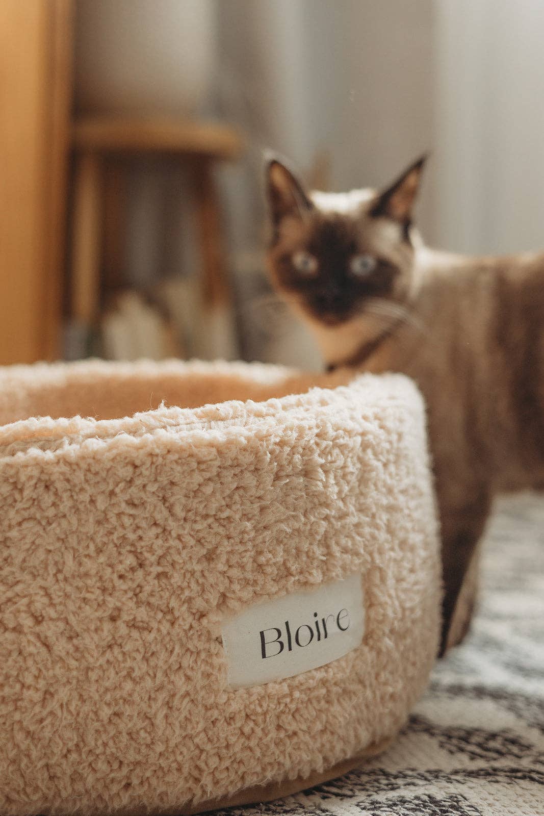 Ecocat - Ultra-Soft Sherpa Cat Bed – Plush Comfort for Cats