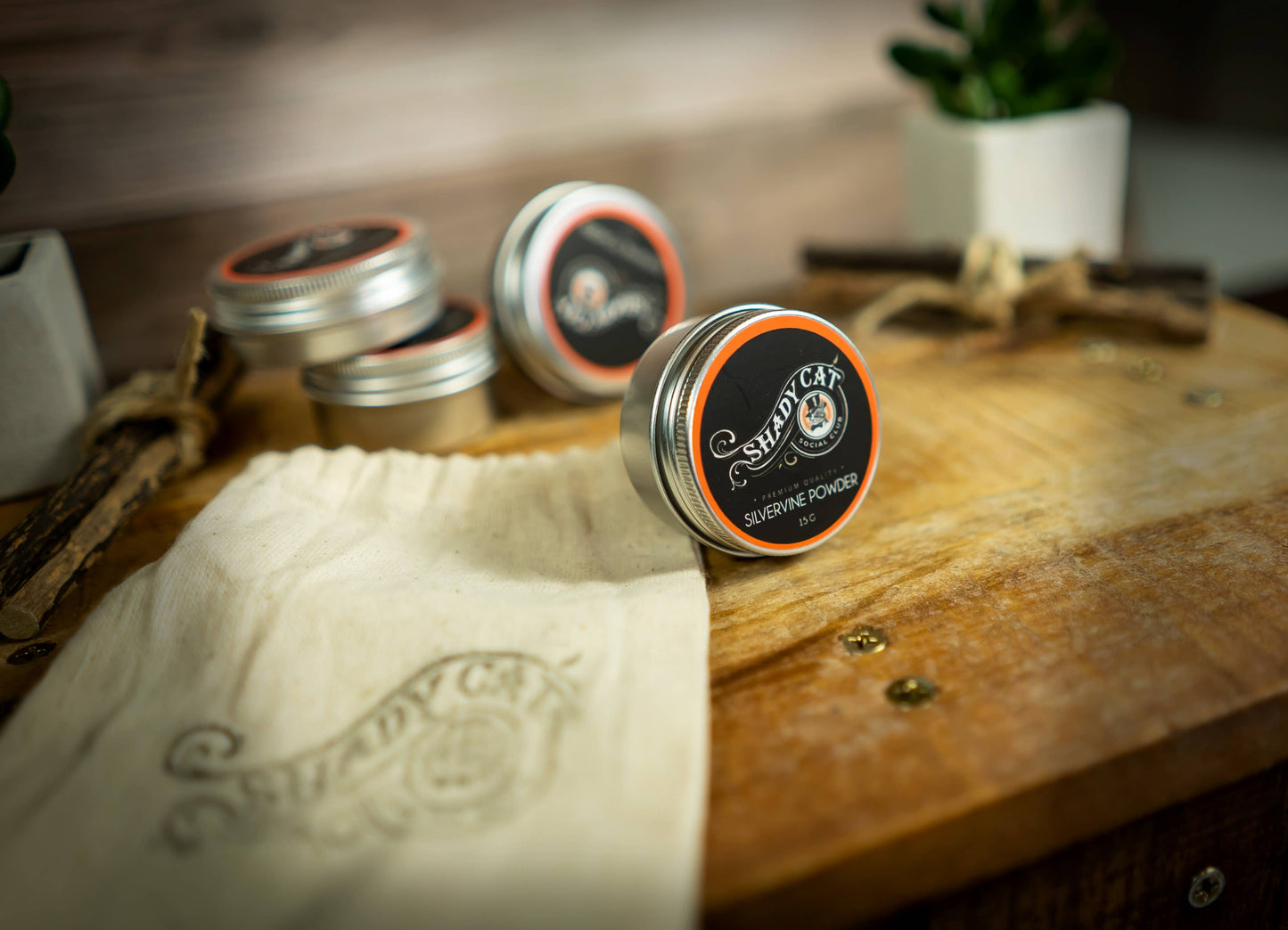 SHADY CAT SOCIAL CLUB - Organic Silvervine Powder Tin