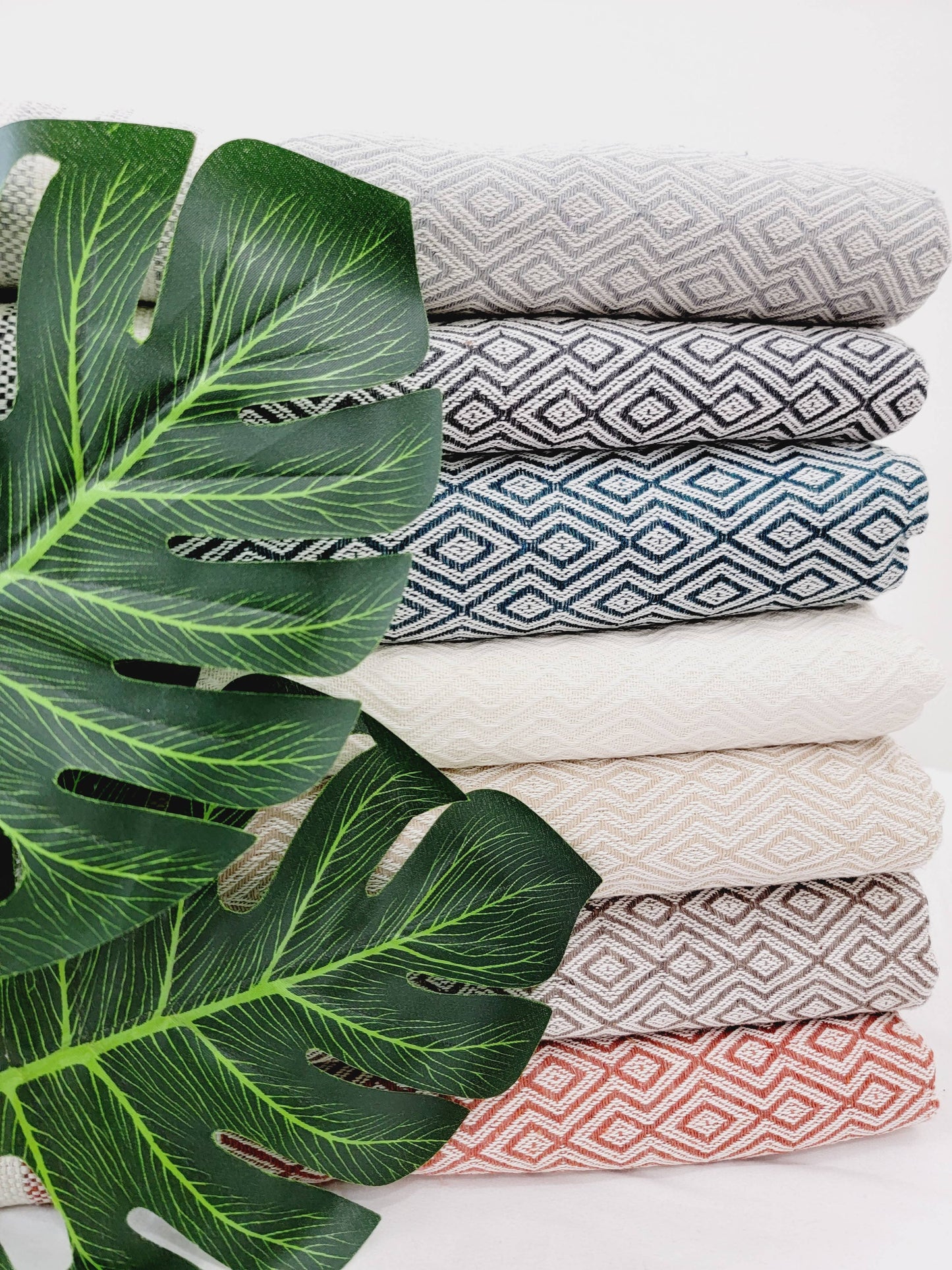 EBRU Home Throw Blankets and Bedspreads, Cotton woven, Hand woven