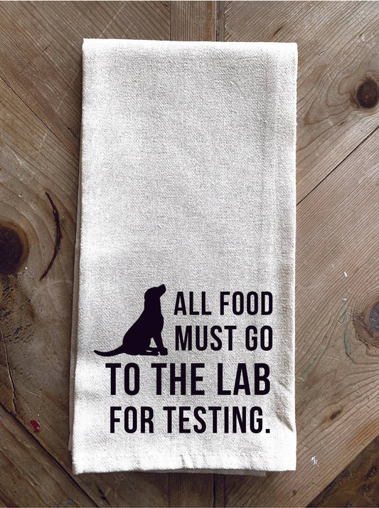 Second Nature by Hand - All Food must go to the lab for testing / Kitchen Towel