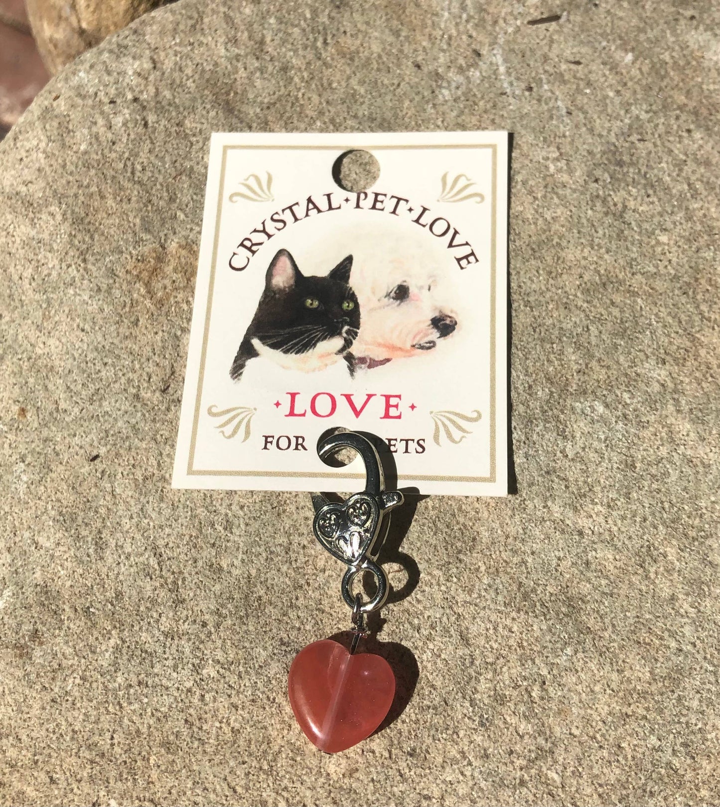 Crystal Pet Love - Cherry Quartz Love Pendant