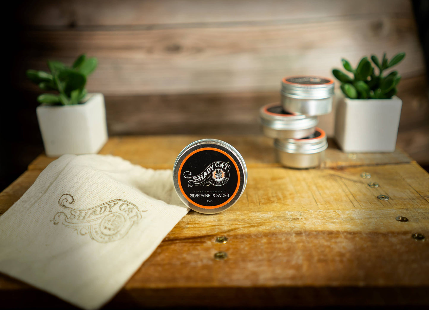 SHADY CAT SOCIAL CLUB - Organic Silvervine Powder Tin