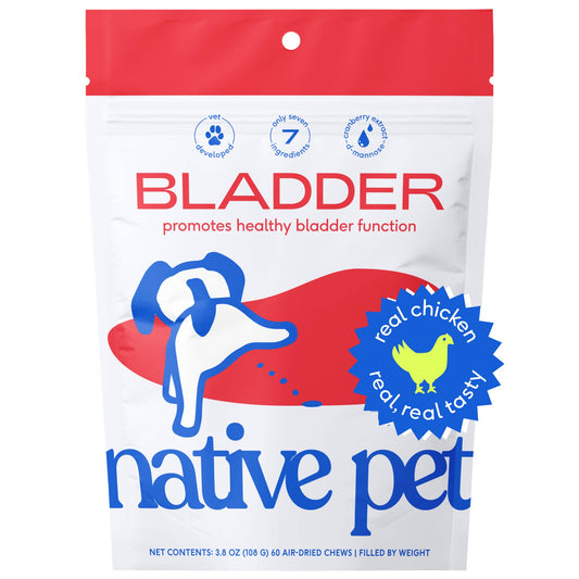 Native Pet - Cranberry Bladder Chews, Kidney & Urinary Supplement for Dog