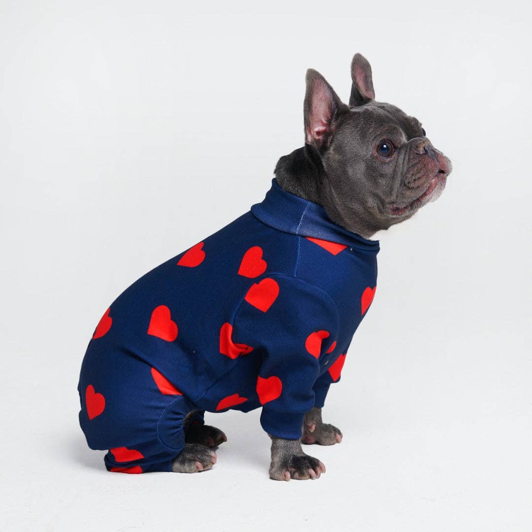 Spark Paws - Dog Pajama - Hearts