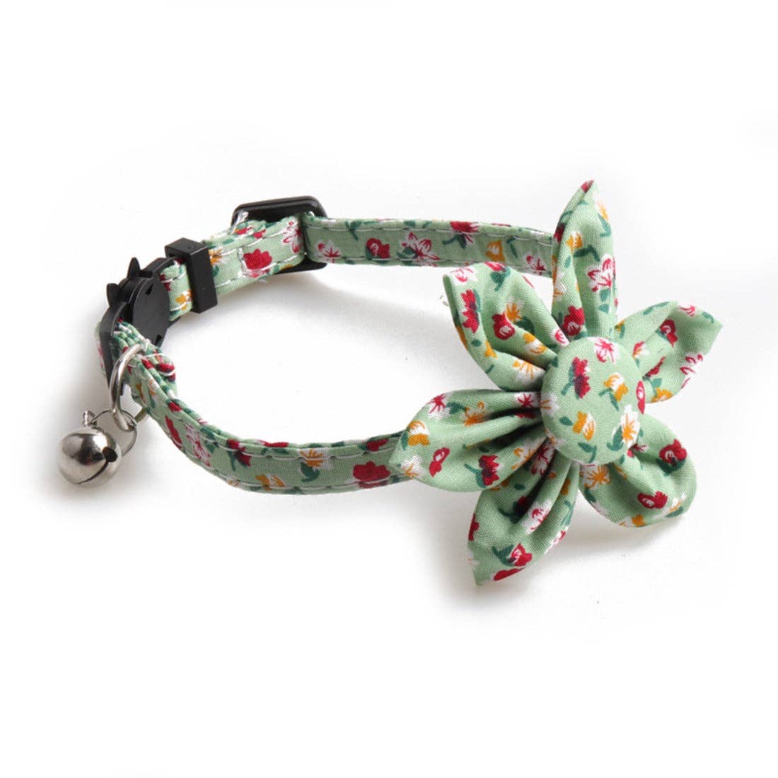 Cheerhunting - Mokka - Floral Cat Collar – Adjustable & Safety Breakaway Design
