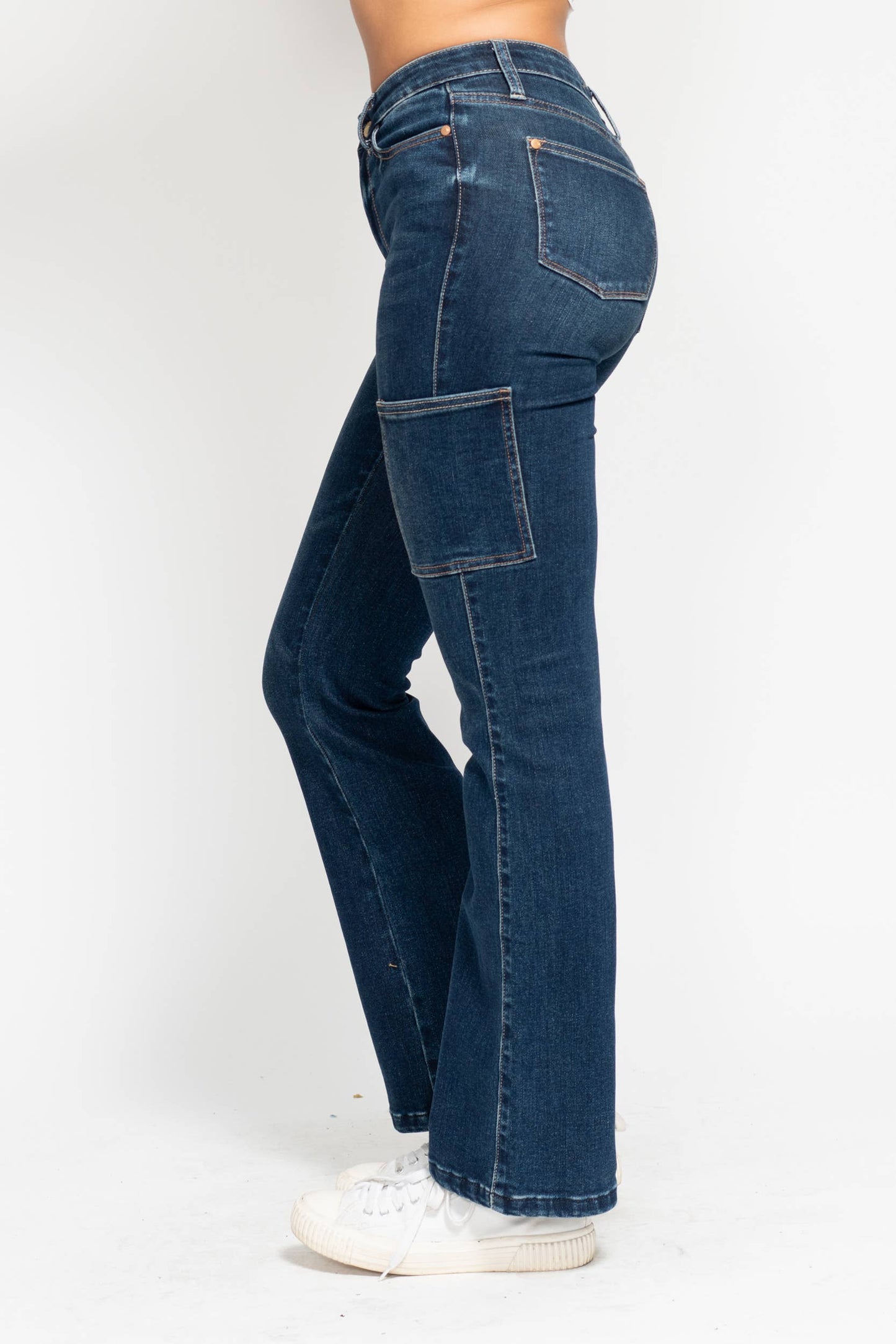 Judy Blue Jeans - High Waisted Cargo Bootcut