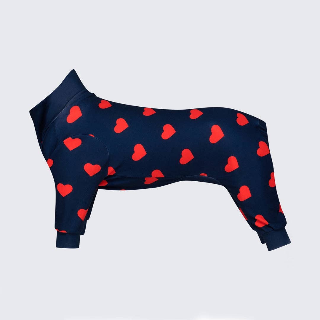 Spark Paws - Dog Pajama - Hearts
