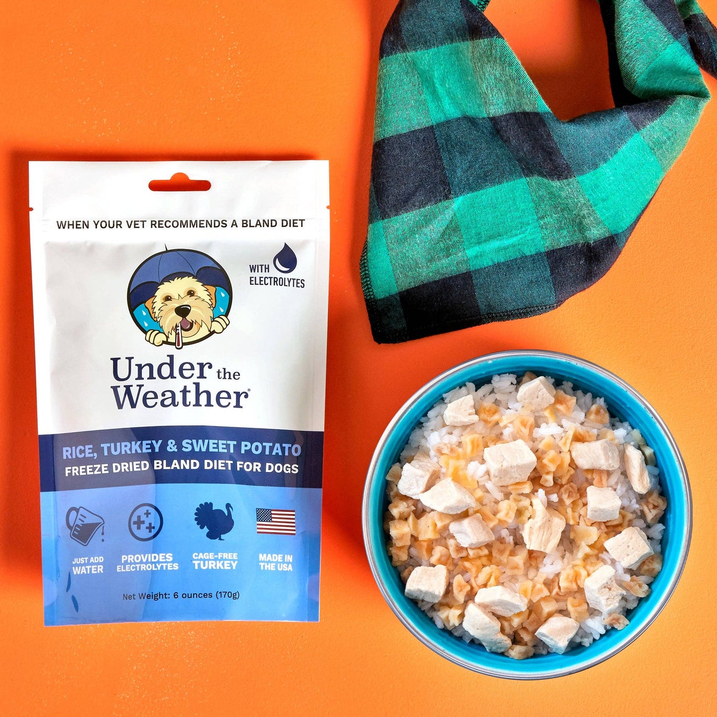 Under the Weather Pet - Turkey, Rice, & Sweet Potato Bland Diet For Dogs