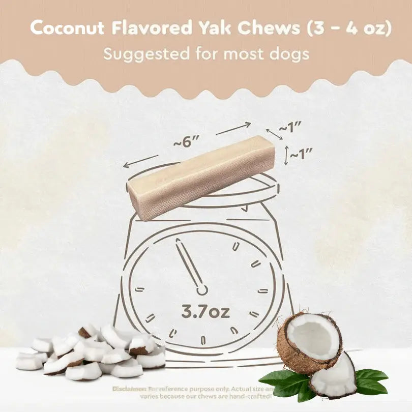 Kathmandu's Authentic Himalayan Cheese Yak Chew - Mix-Flavor Yak Chews by THE SAFE DOG CHEW COMPANY