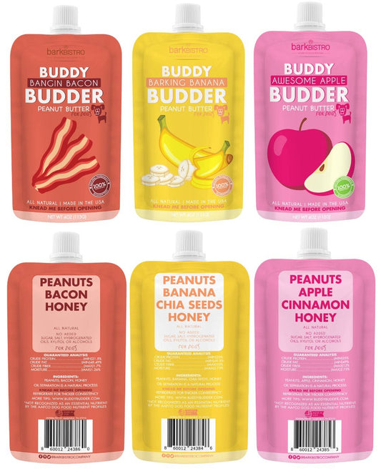 Bark Bistro - NEW Mixed Multi (Bacon, Apple, Banana) Squeeze Budders